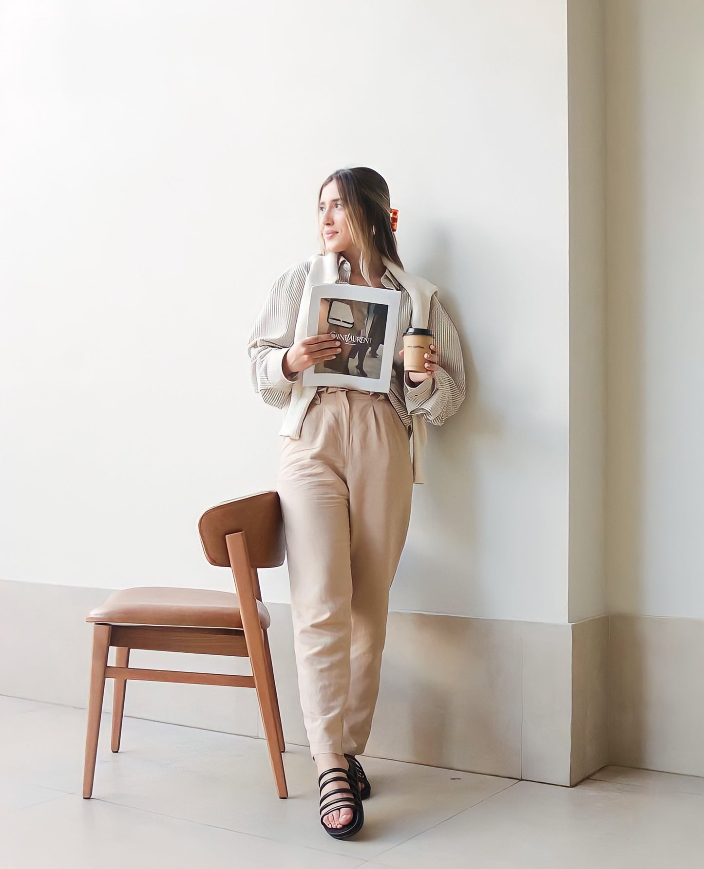 Flat Mila - black - sintético