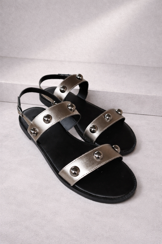 Rasteira Nina - chumbo