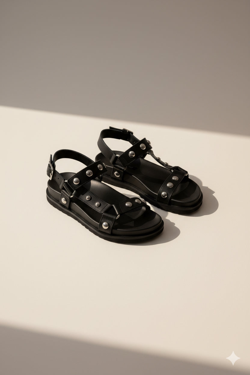 Flat Nara - black